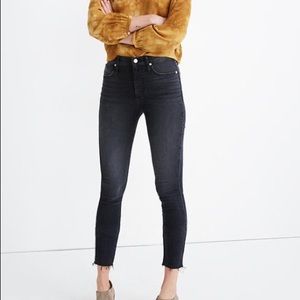 Madewell 10” High Rise Skinny Crop Jeans Tall